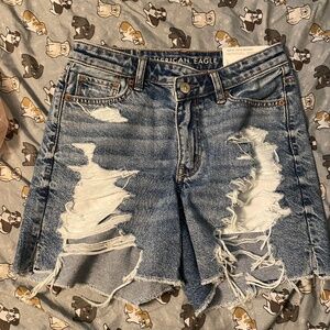 American Eagle highest rise shorts